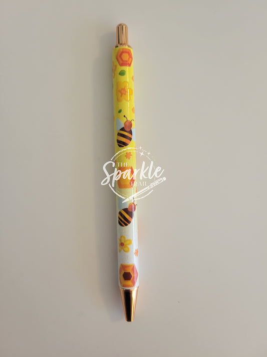 Honey Bee Metal Pen