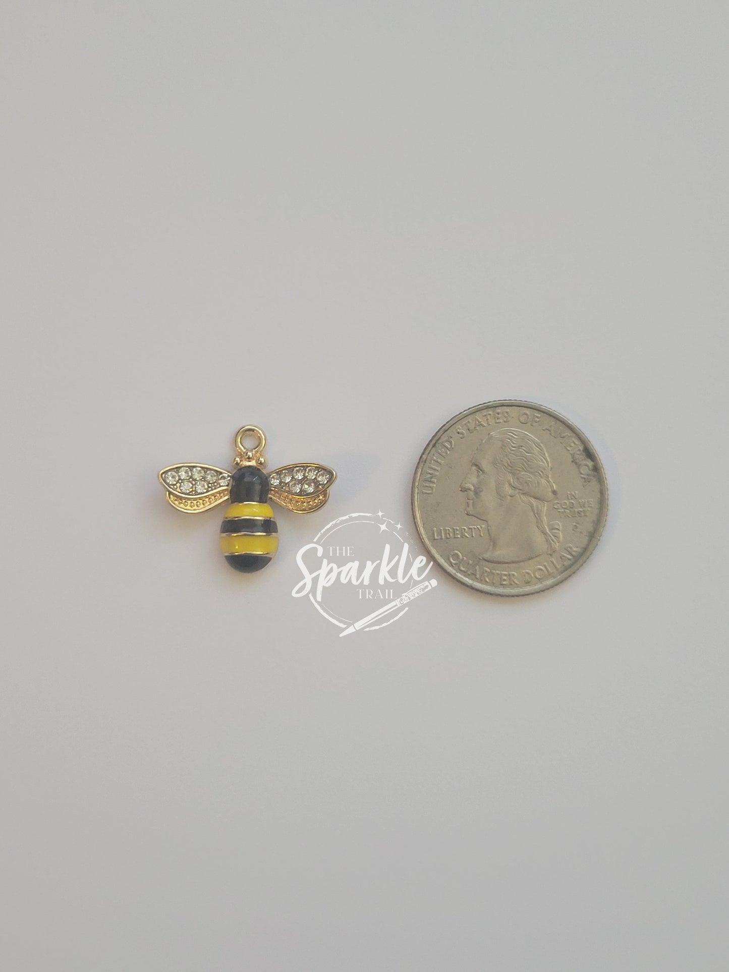 Crystal Bee Charm