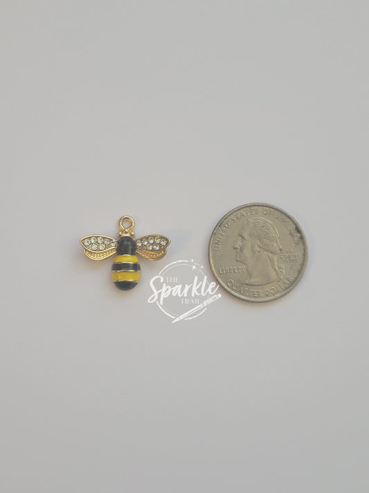 Crystal Bee Charm