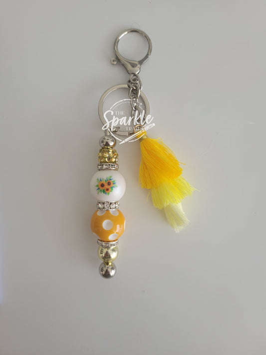 Sunflower Keychain