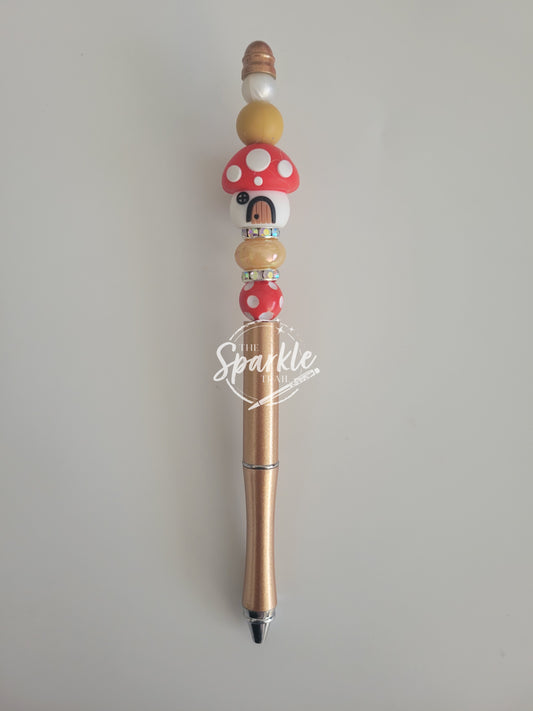 Mushroom House Bubblegum Pen