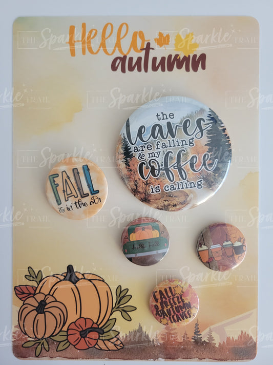 Hello Fall Badge Set