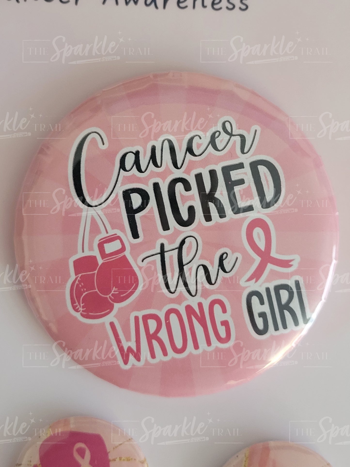 Pink October Badge Set