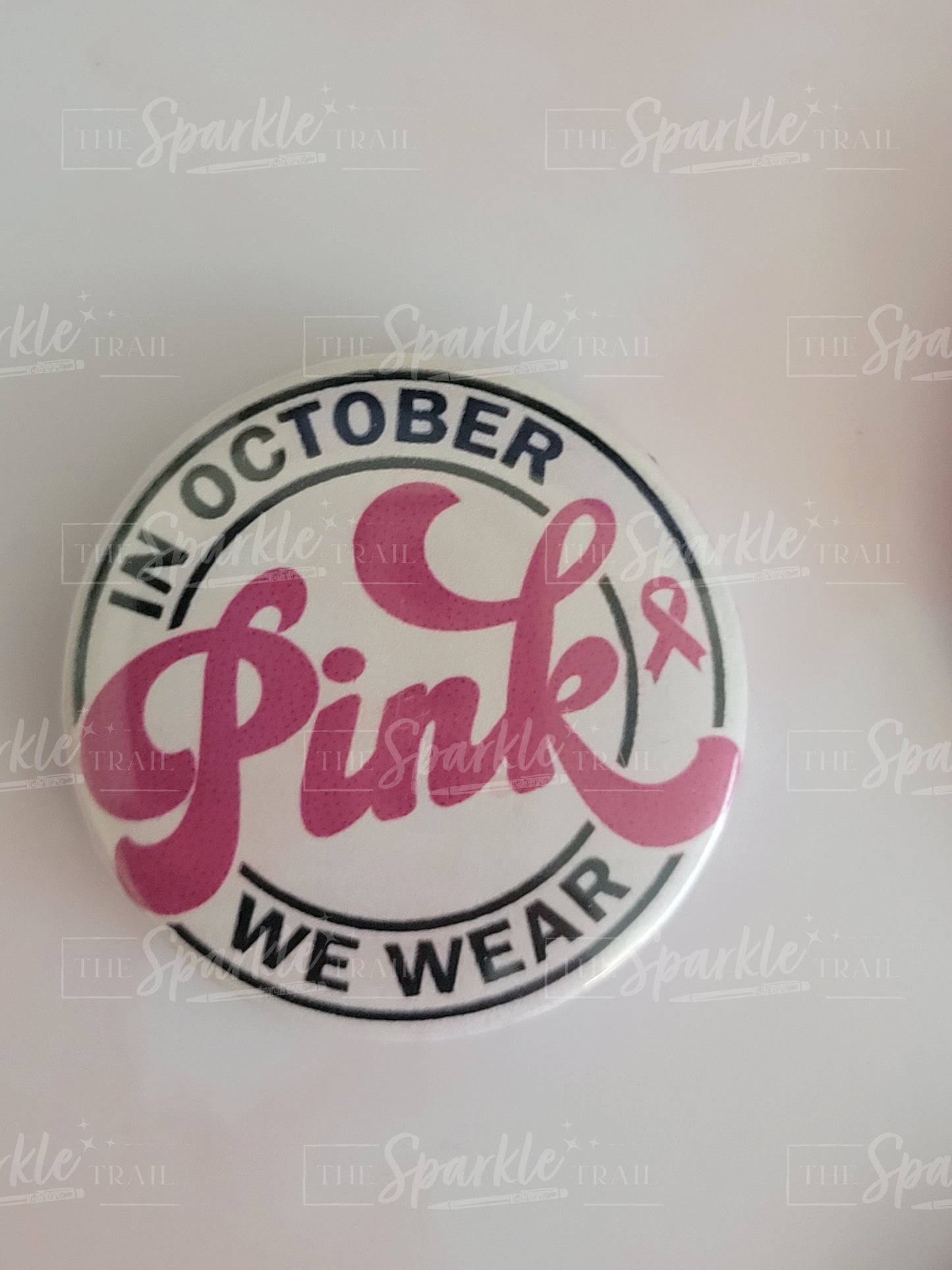 Pink October Badge Set