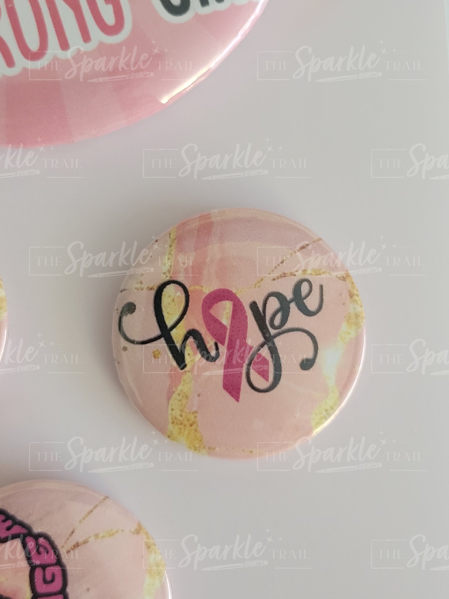 Pink October Badge Set
