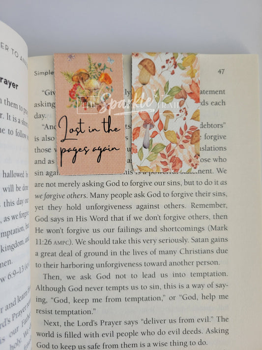 Lost in the pages again Magnetic Bookmark