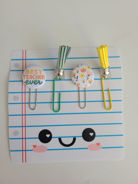 Best Teacher Ever Paper Clip Set