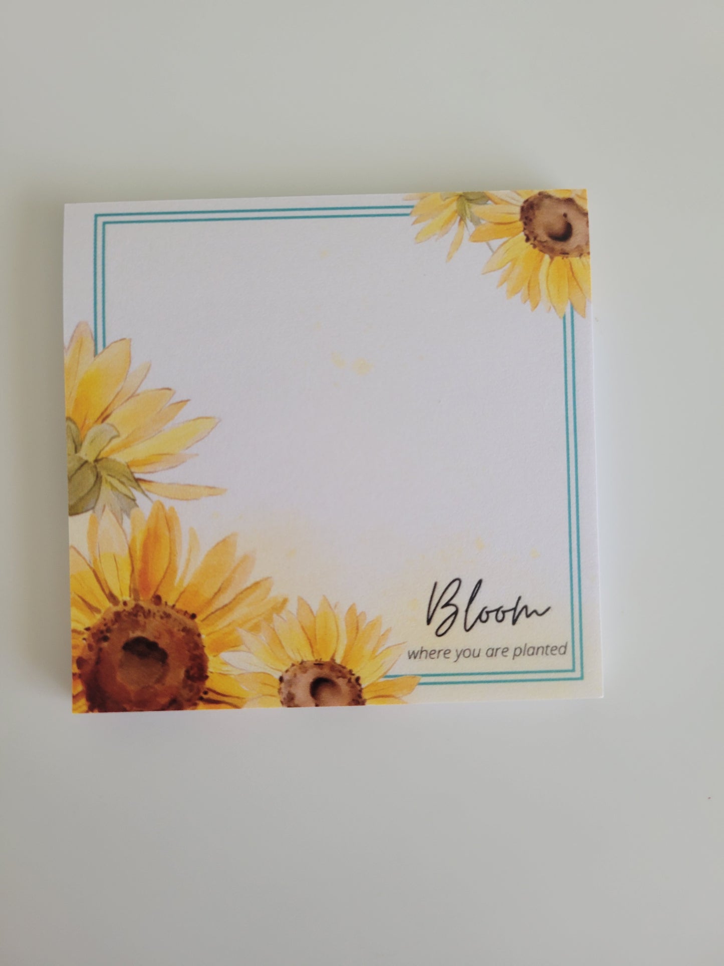 Sunflower Sticky Notes
