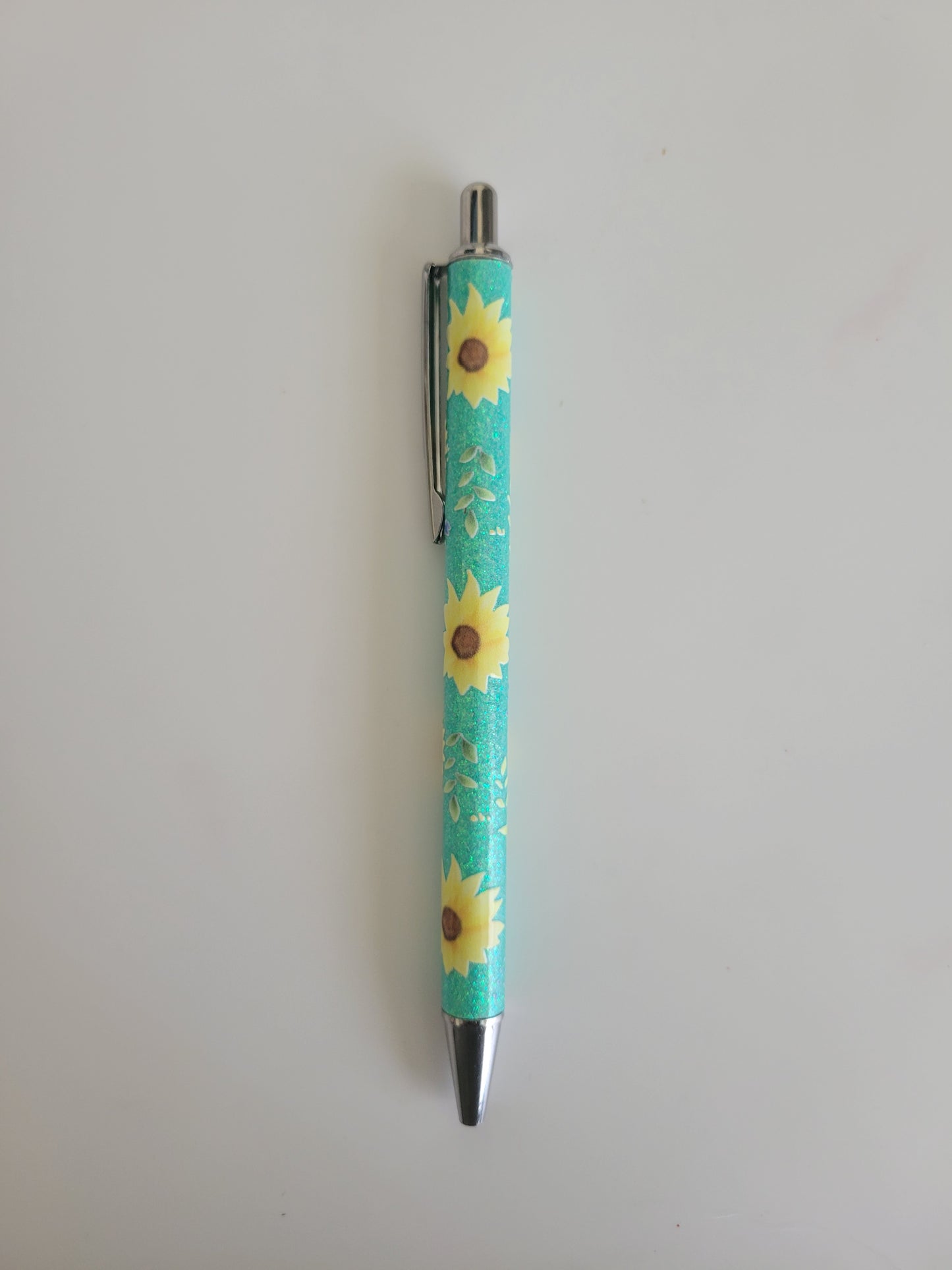 Sunflower Glitter Pen
