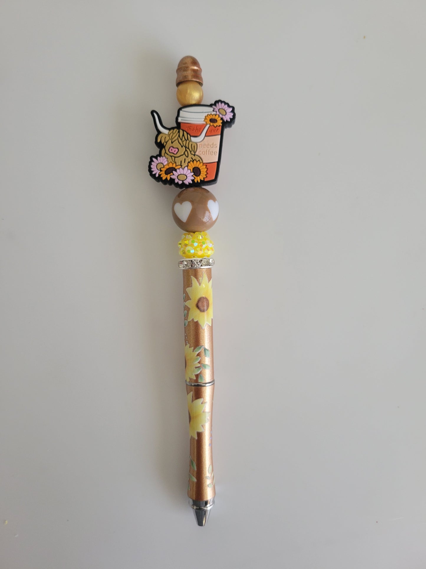 Needs Coffee Bubblegum Pen