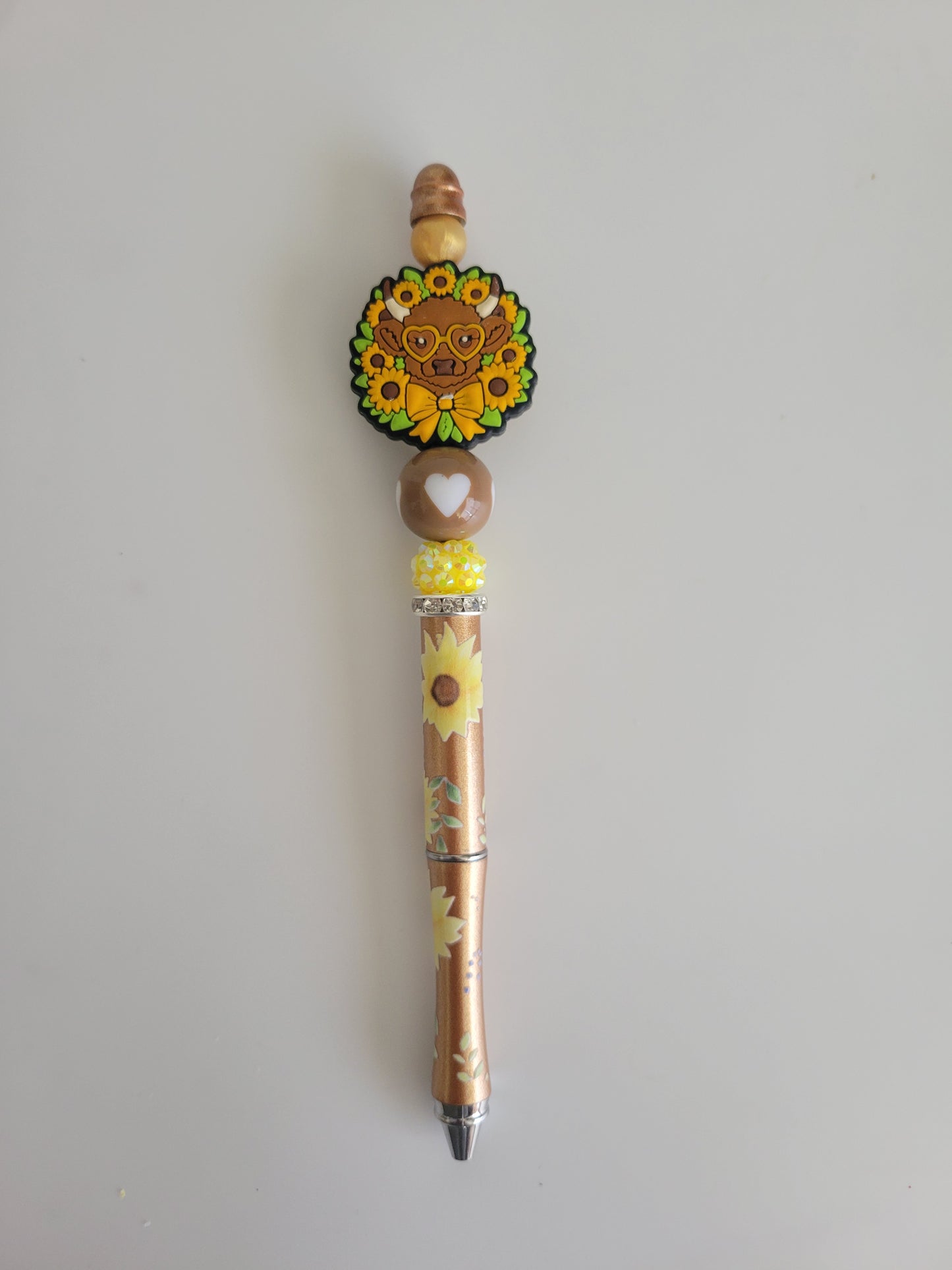 Cow with Glasses Bubblegum Pen