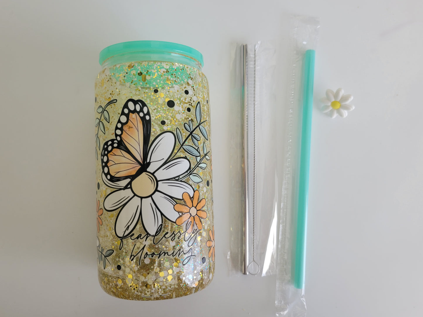 Fearlessly Blooming Snowglobe Cup