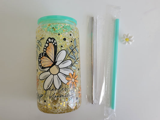 Fearlessly Blooming Snowglobe Cup