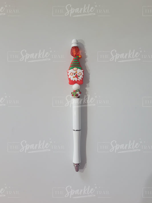 Christmas Gnome Bubblegum Pen
