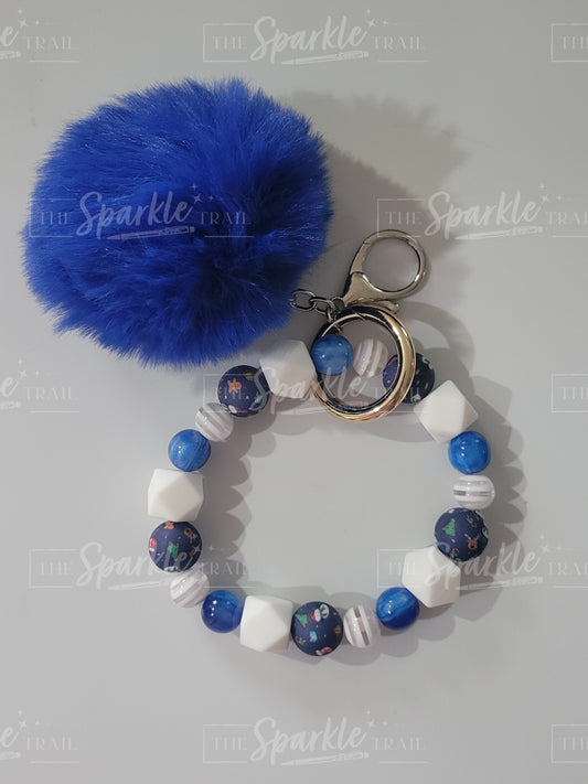 Christmas Blue Wristler