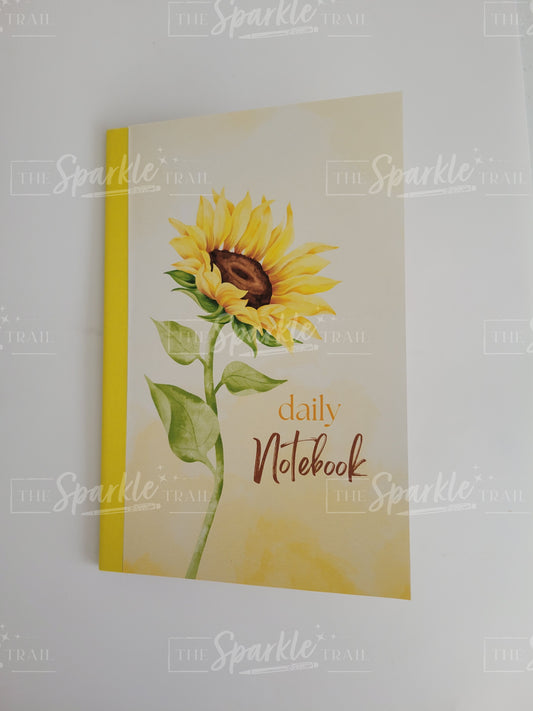 Custom Sunflower Notebook
