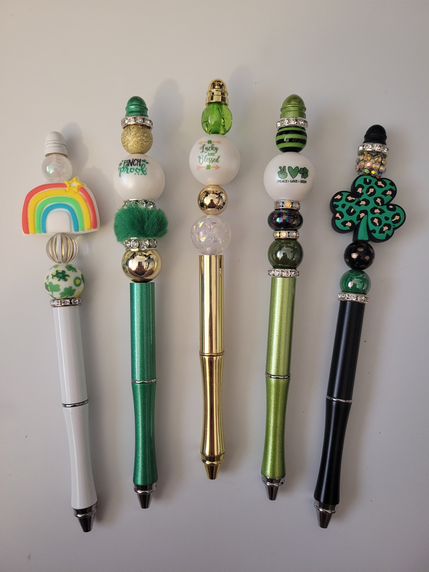 St. Patrick's Day Bubblegum Pens
