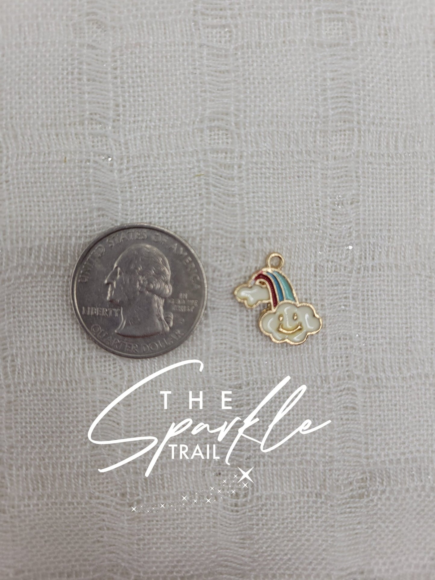 Rainbow Cloud Charm