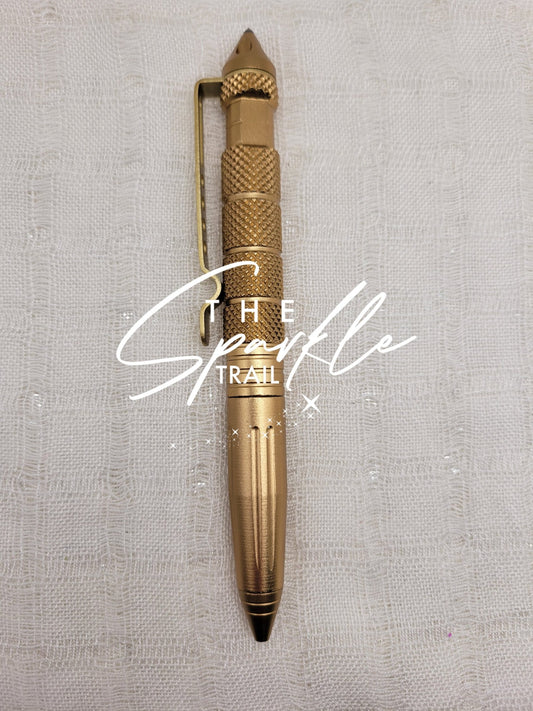 Brass Multi-Purpose Tactical Pen