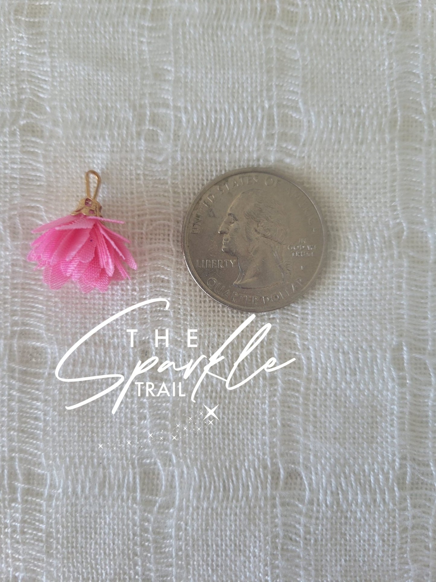 Pink Flower Charm