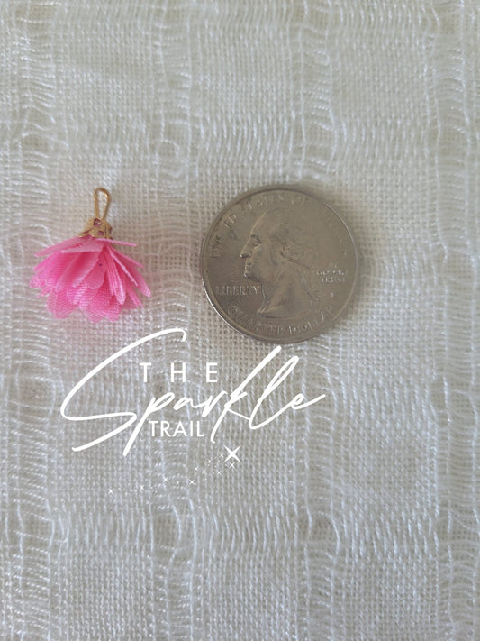 Pink Flower Charm