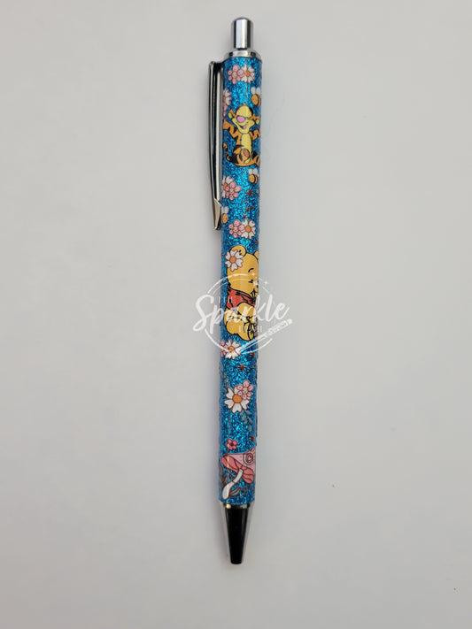 Blue Bear and Friends Click Pen