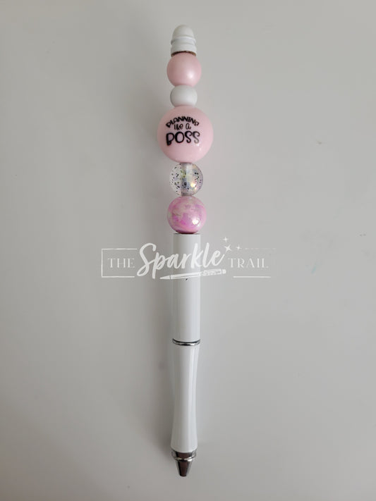 Planning like a boss Bubblegum pen
