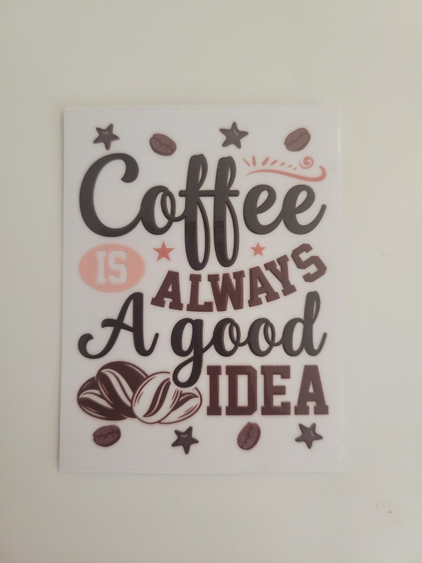 Step 2- Uv Dtf Coffee Decals