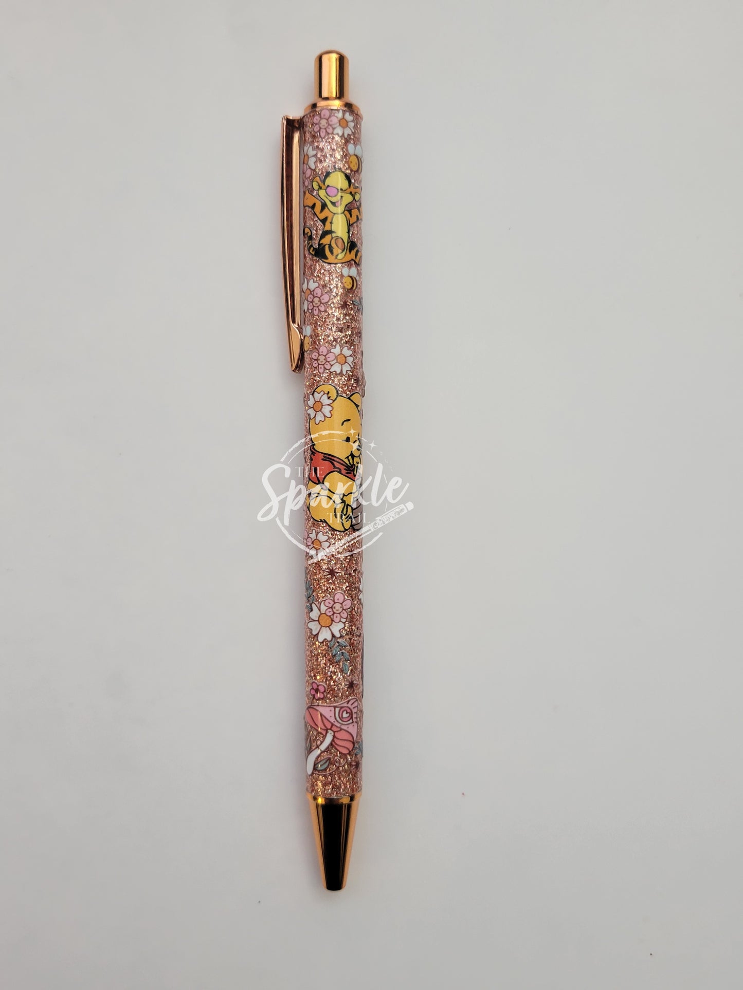 Rose Gold Bear and Friends Click Pen