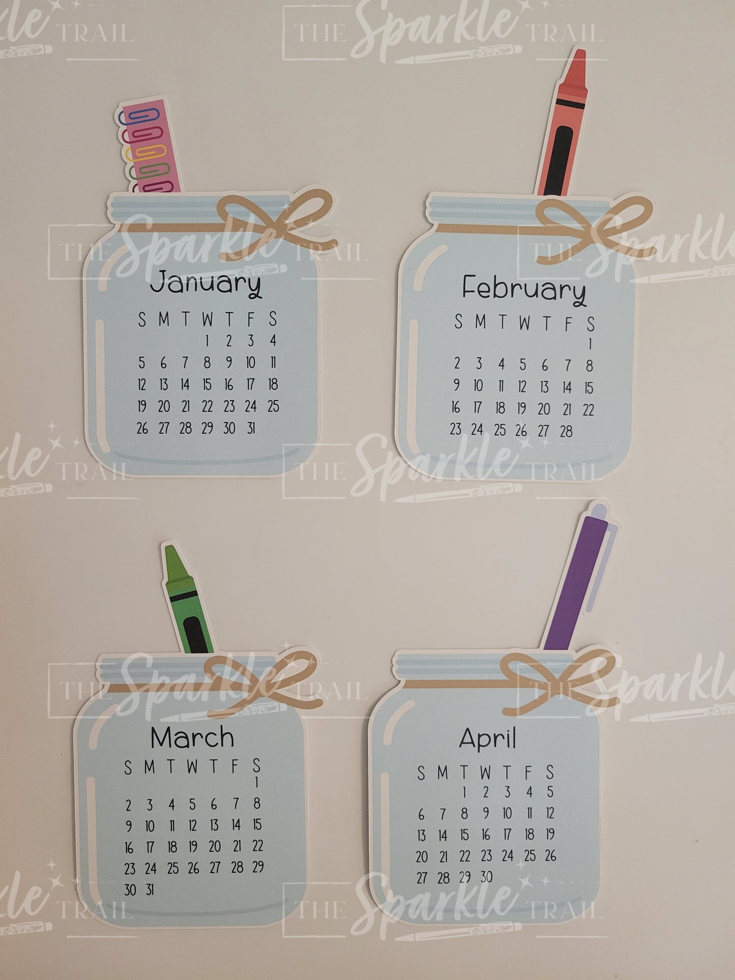 School Supplies Calendar