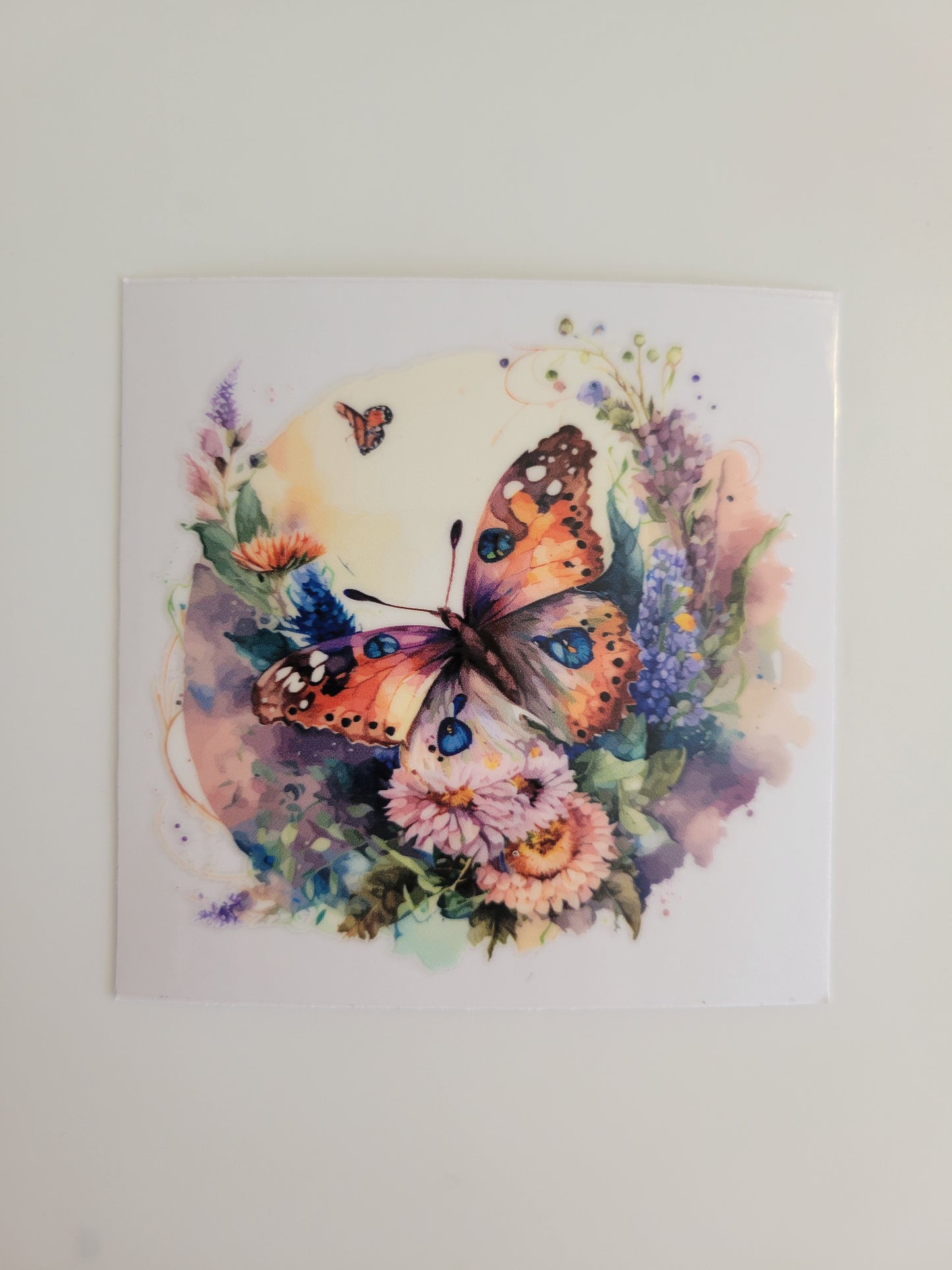 Step 2- UV DTF Butterfly Decals