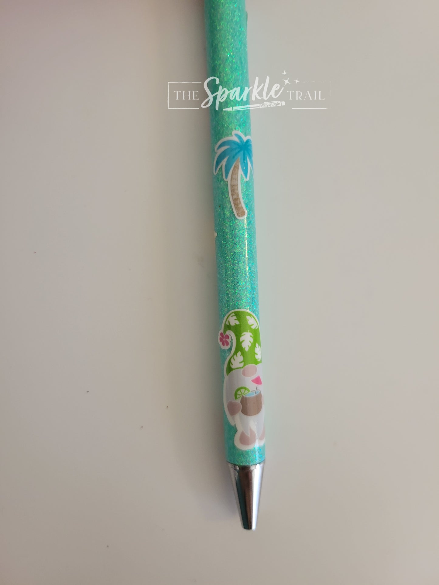 Gnome Summer Glitter Pen