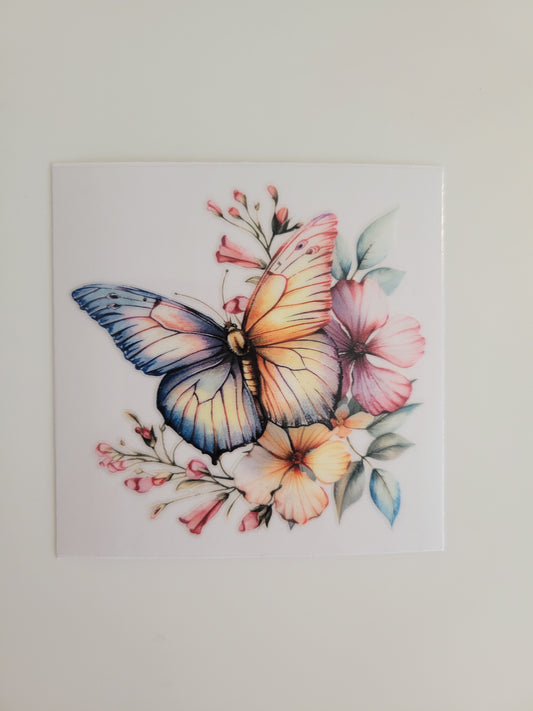 Step 2- UV DTF Butterfly Decals