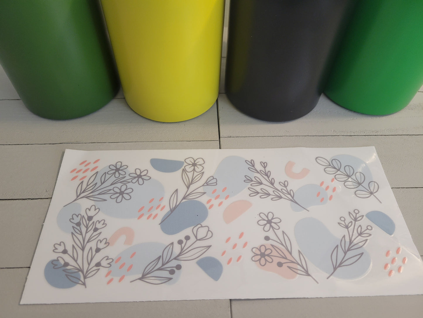 Step 2 - Uv Dtf Floral Decals