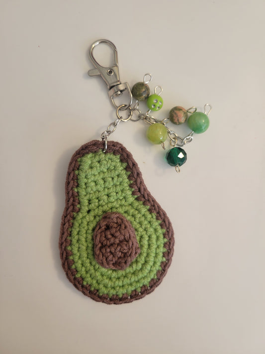 Avocado Quarter Holder Keychain