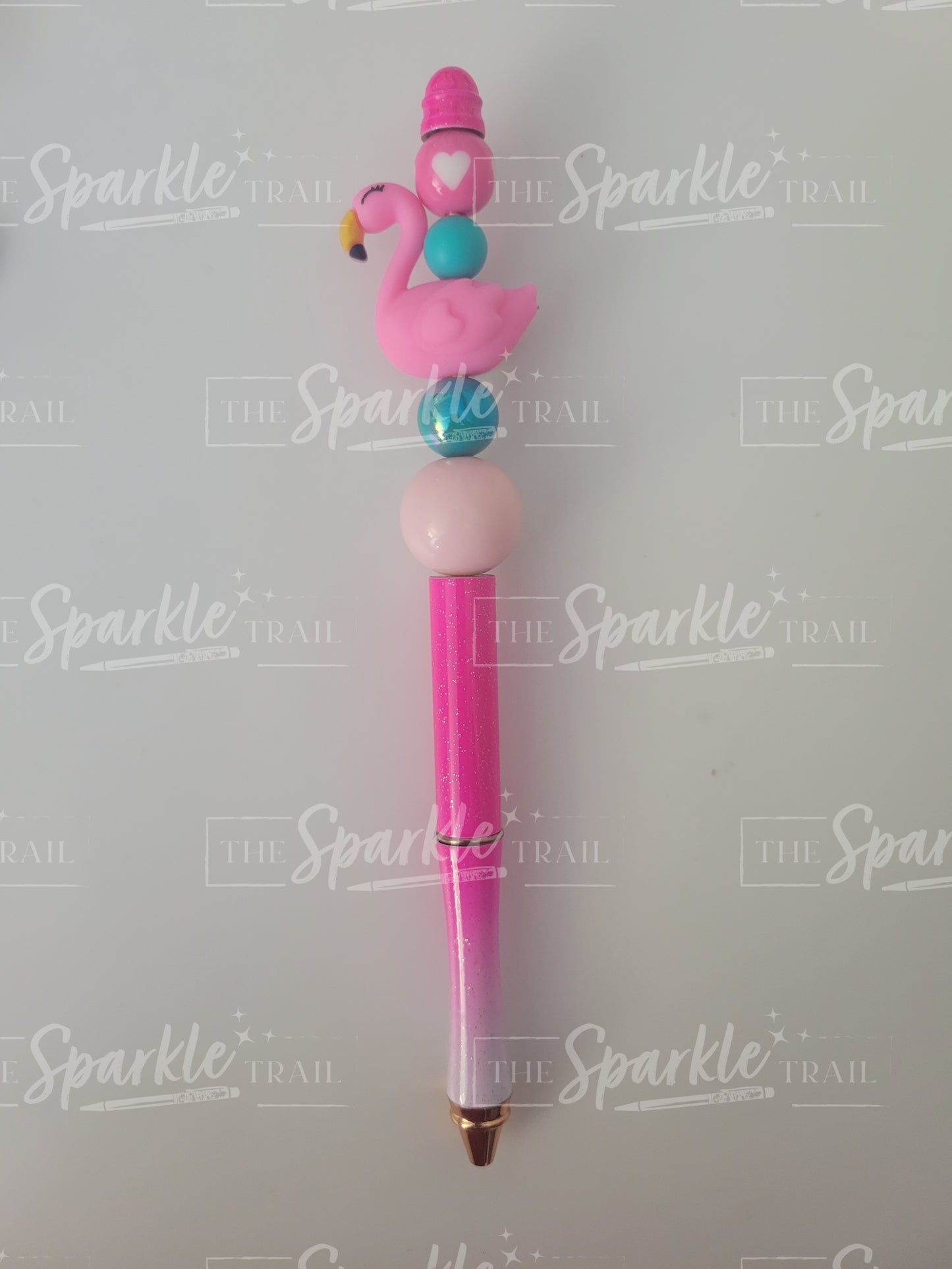 Flamingo Metal Bubblegum Pen