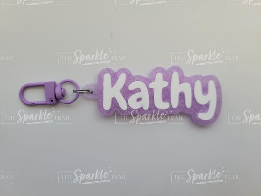 Custom Name Keychain