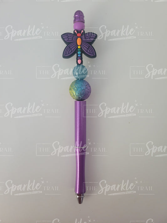 Dragonfly Metal Bubblegum Pen