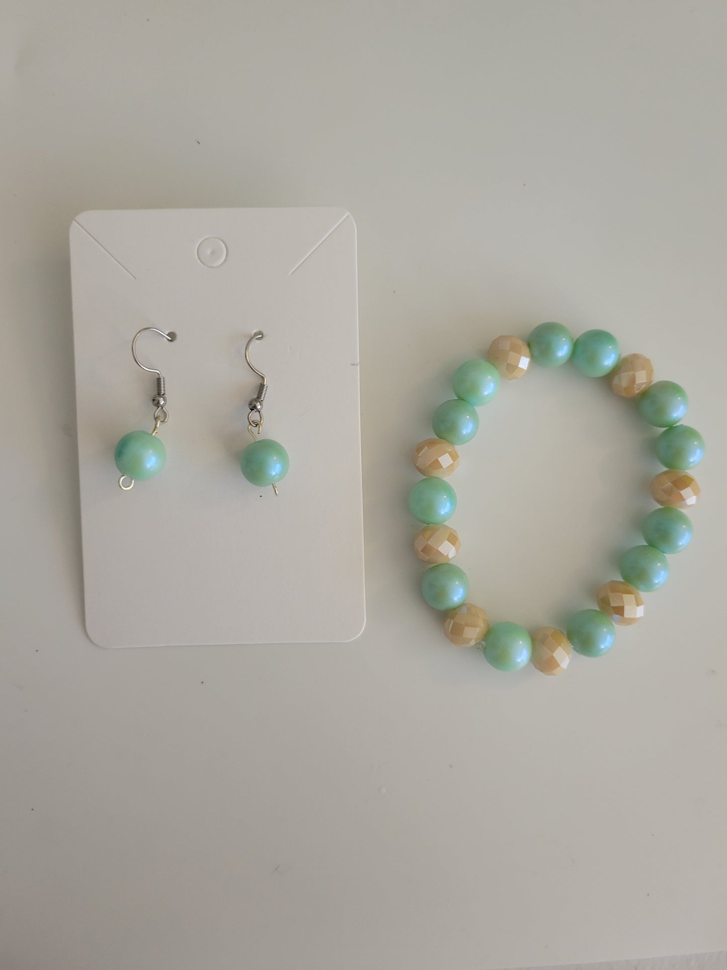 Mint and Gold Set