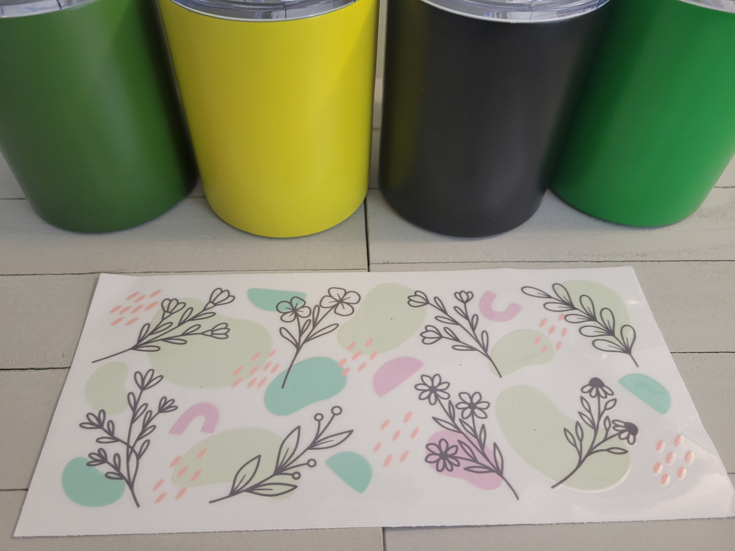 Step 2 - Uv Dtf Floral Decals