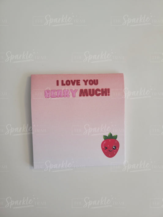 Strawberry Sticky Note